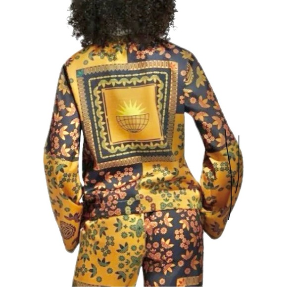 RARE❤️🔥Adidas x YARA SHAHIDI SATIN TRACK JACKET UNISEX Small - Picture 11 of 14